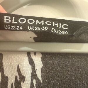 BloomChic Monochrome Patterned Blouse